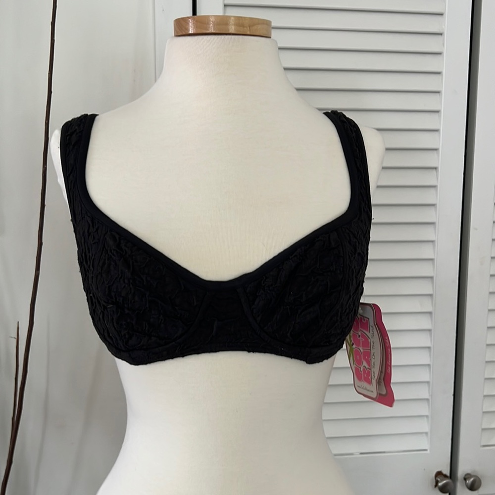 Black Coco Rave bikini top